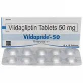 Vildapride-50 Tablet 10's, Pack of 10 TABLETS