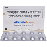 Vildapride-M 50 mg/500 mg Tablet 10's, Pack of 10 TABLETS