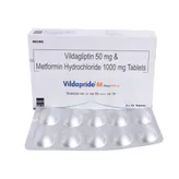 Vildapride M 50mg/1000mg Tablet 10's, Pack of 10 TABLETS