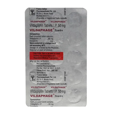 Vildaphage Tablet 15's