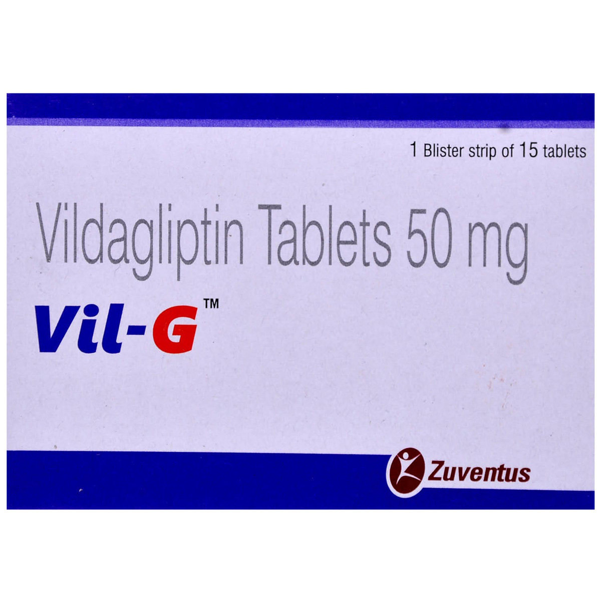 Vil G 50 Tablet 15's, Pack of 15 TABLETS Vil G 50 Tablet 15's, Pack of 15 TABLETS