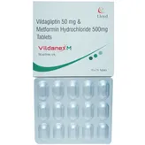 Vildanex M Tablet 15's, Pack of 15 TABLETS
