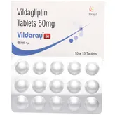 Vildaray 50 Tablet 15's, Pack of 15 TABLETS
