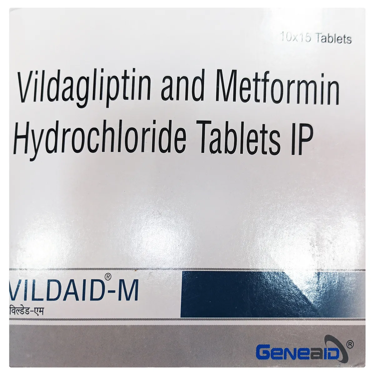 Buy Vildaid-M 50/500 Tablet online | Uses, Side Effects, Price and substitutes | Apollo Pharmacy