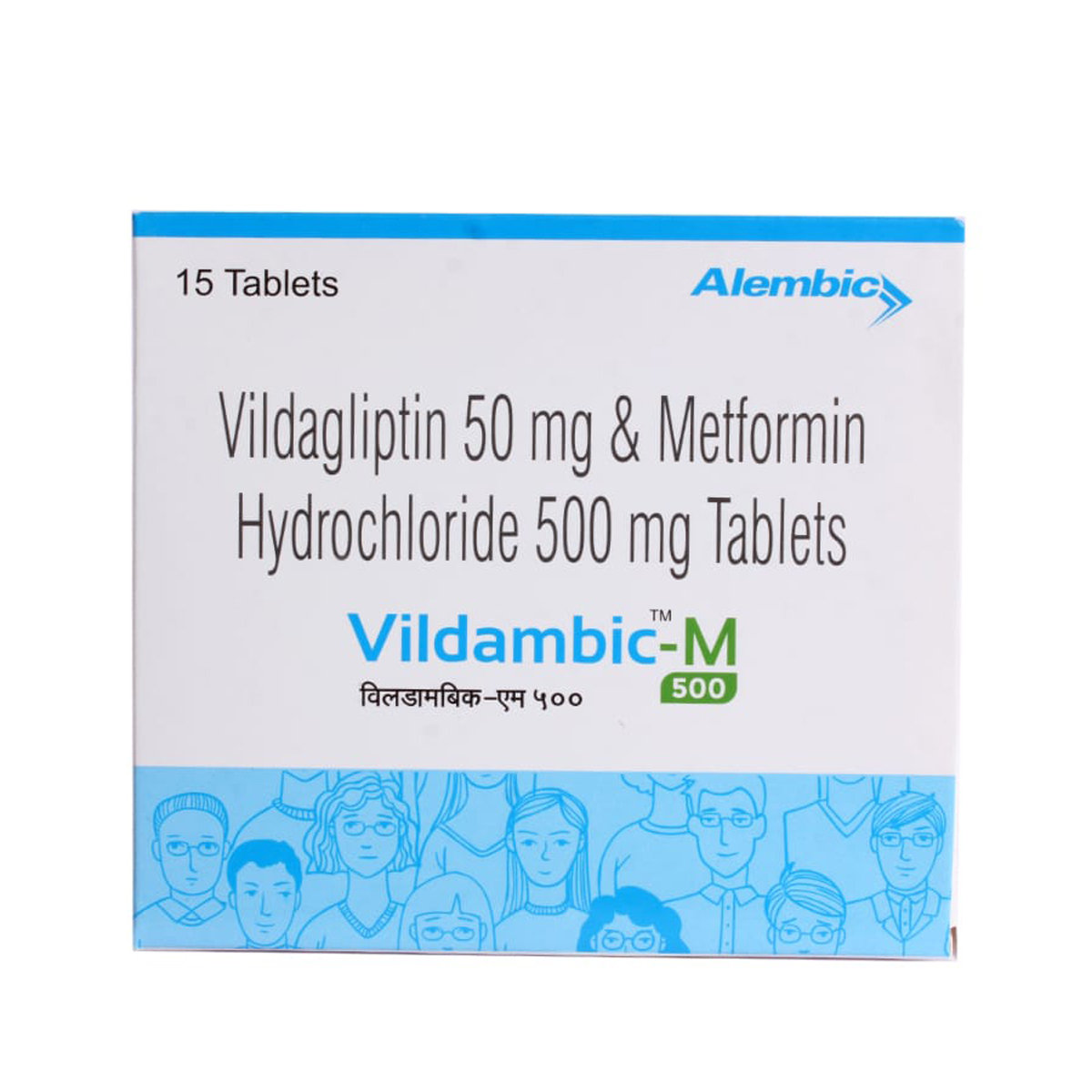 Vildambic-M 500 Tablet 15's, Pack of 15 TABLETS Vildambic-M 500 Tablet 15's, Pack of 15 TABLETS