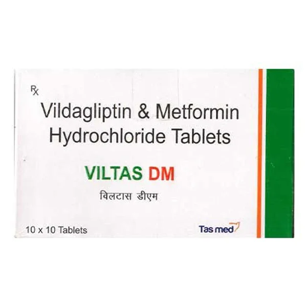 Viltas DM 50 mg/1000 mg Tablet 10's