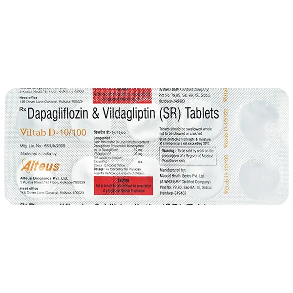Viltab D-10/100 Tablet 10's