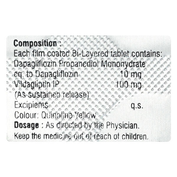 Viltab D-10/100 Tablet 10's, Pack of 10 Viltab D-10/100 Tablet 10's, Pack of 10