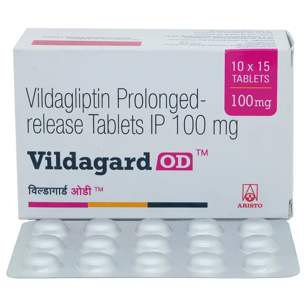 Vildagard OD 100 Tablet 15's