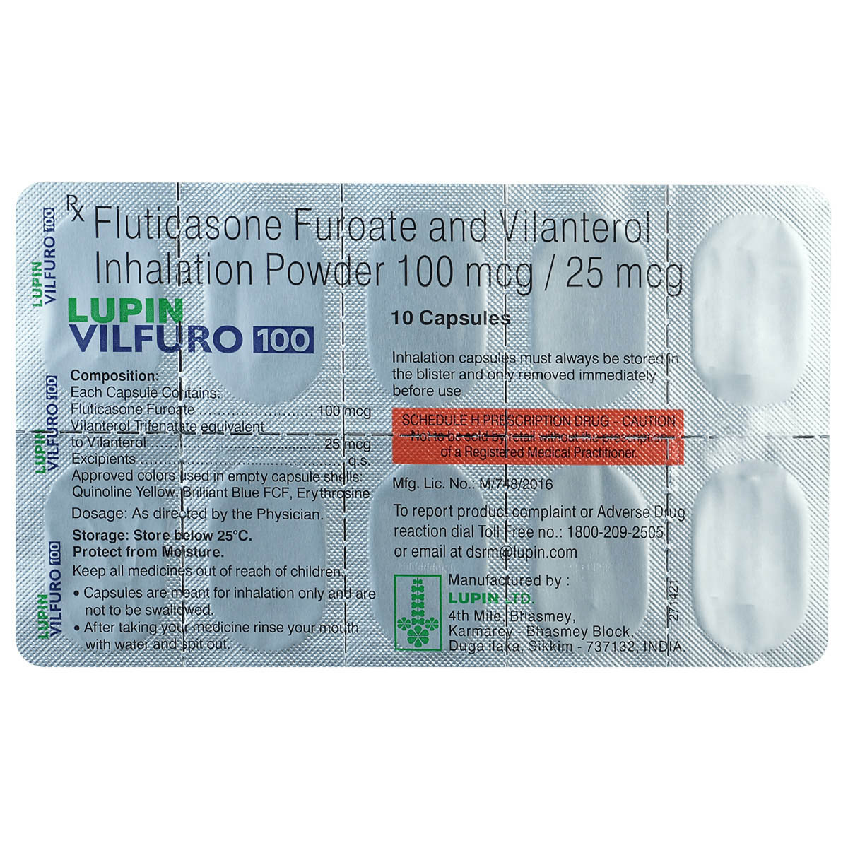 Buy Vilfuro 100 Powder For Inhalation 10's Online