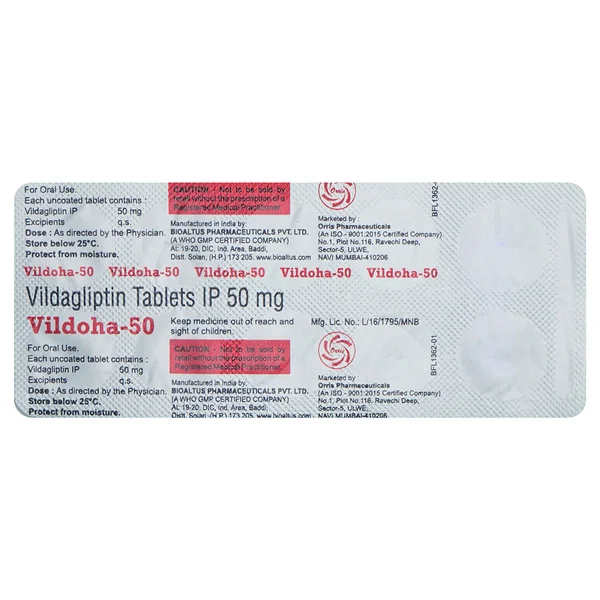 Vildoha-50 Tablet 10's