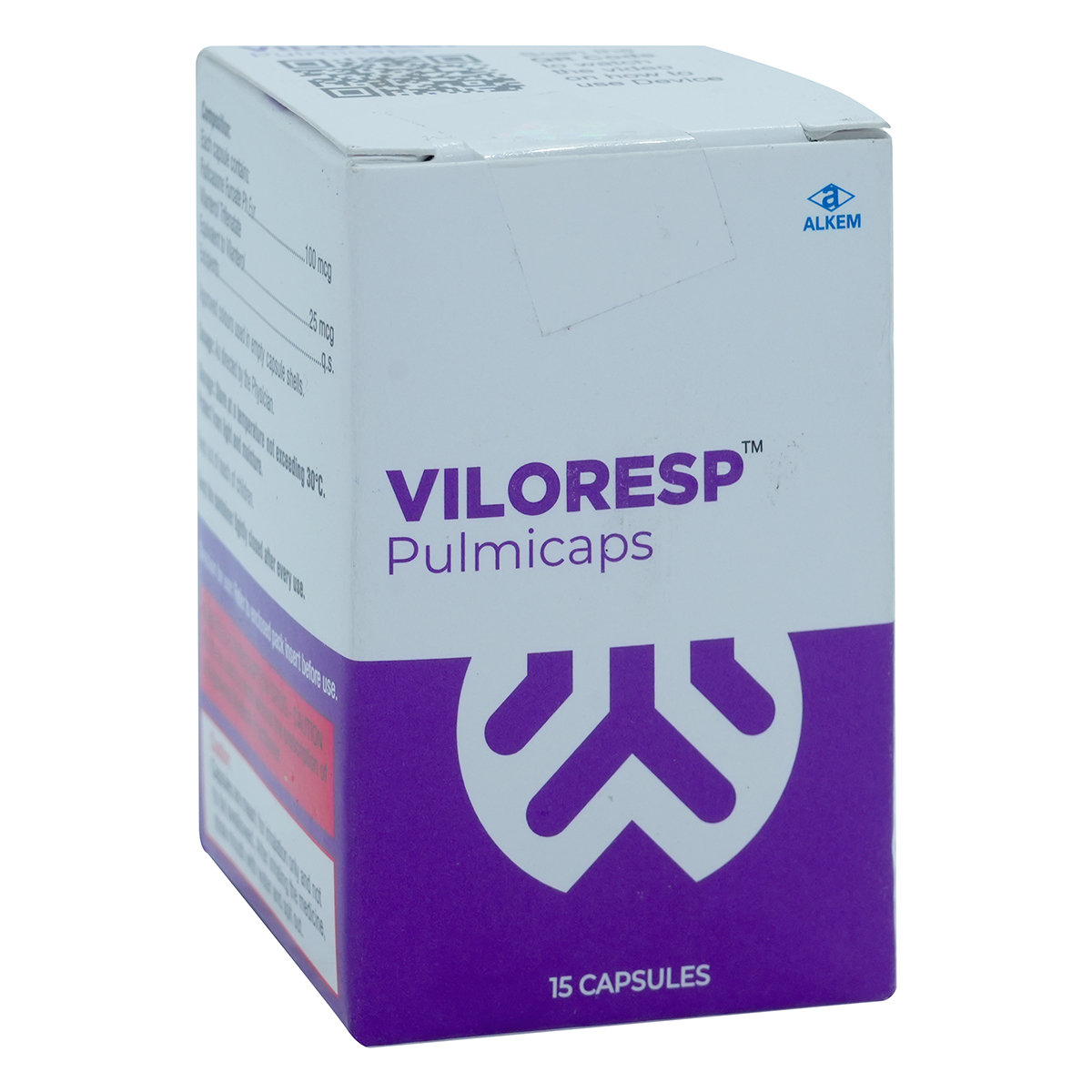 Viloresp 100/25 Pulmicaps 15's, Pack of 1 CAPSULE Viloresp 100/25 Pulmicaps 15's, Pack of 1 CAPSULE