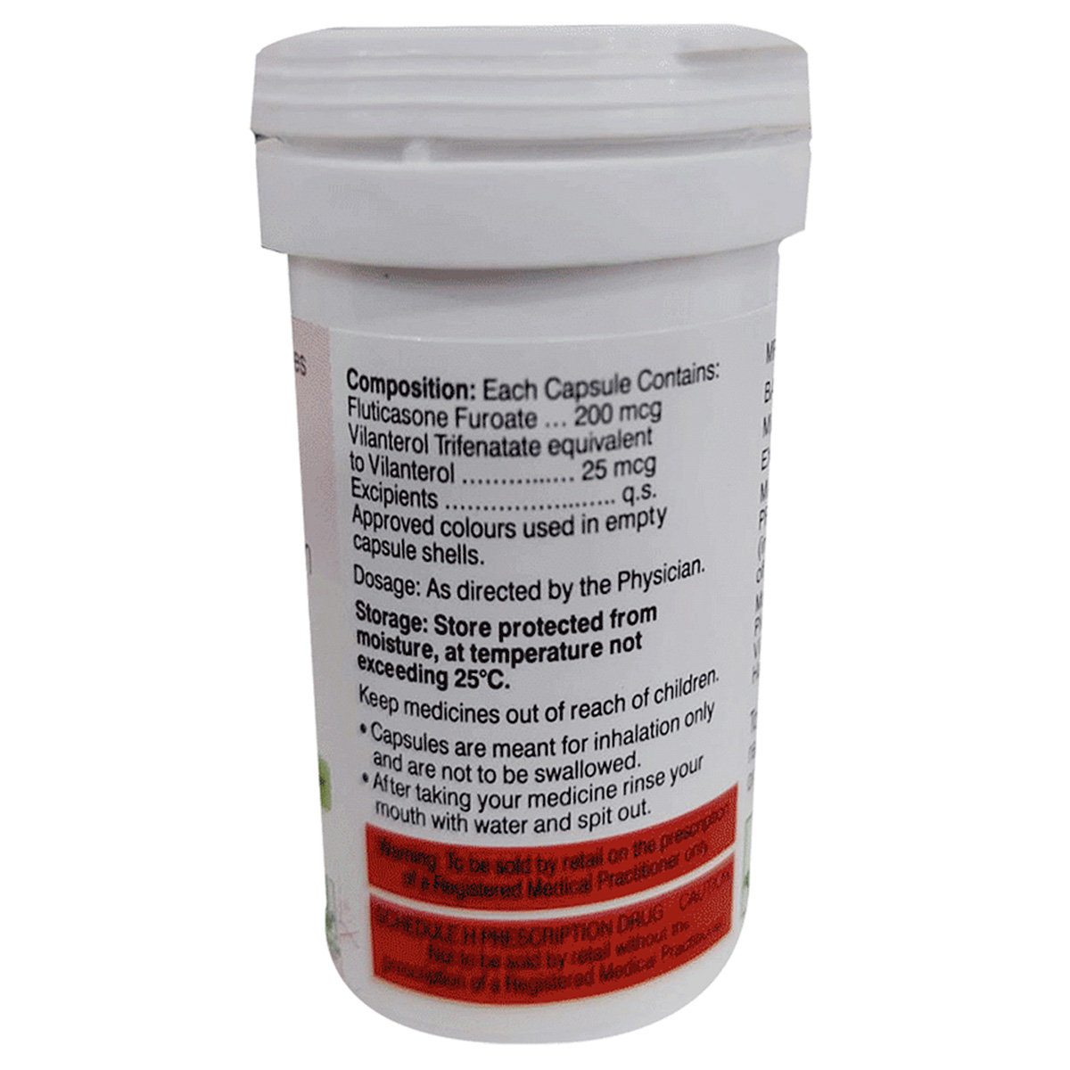 Vilfuro 200 Capsule (Powder for Inhalation) 15's, Pack of 1 Capsule Vilfuro 200 Capsule (Powder for Inhalation) 15's, Pack of 1 Capsule