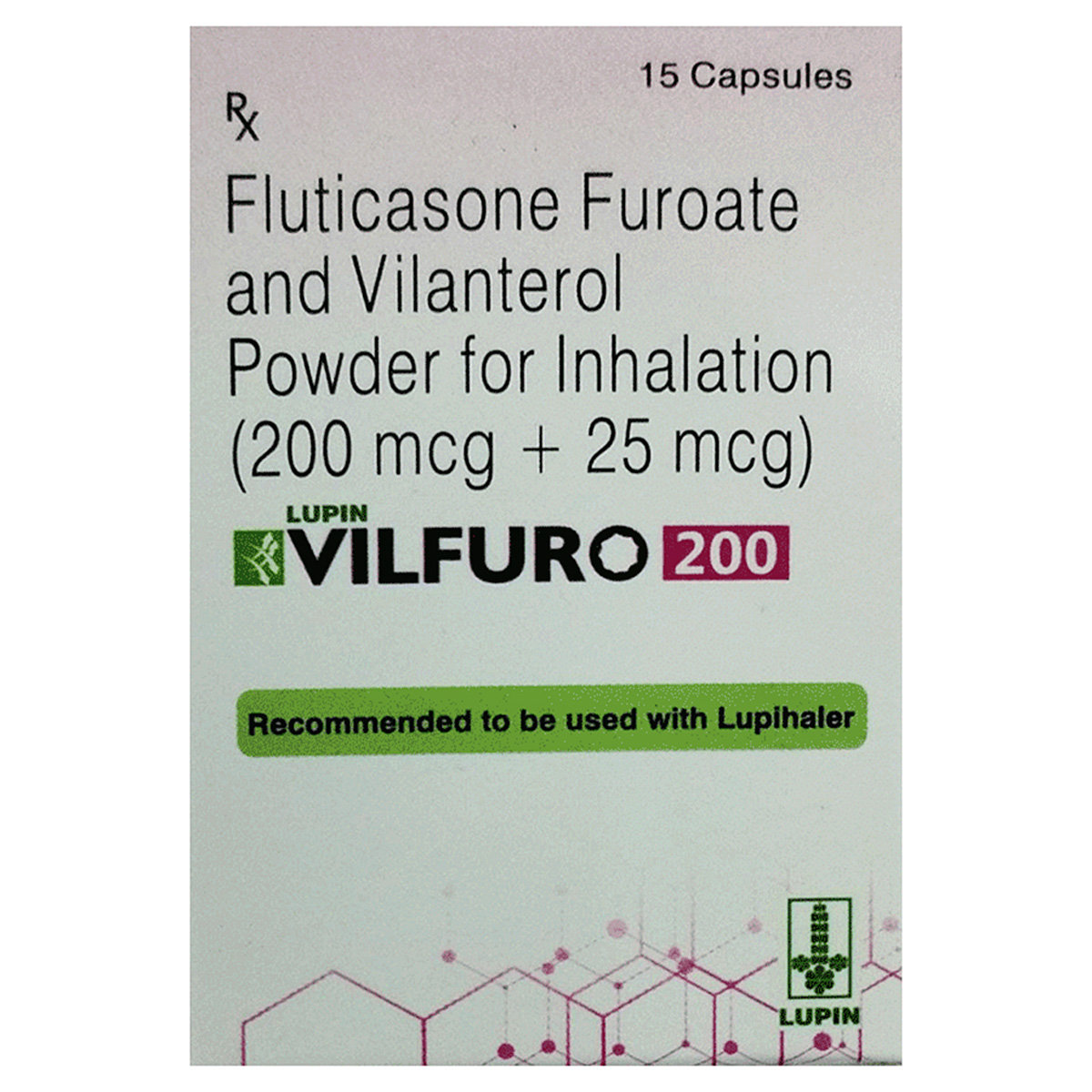 Vilfuro 200 Capsule (Powder for Inhalation) 15's, Pack of 1 Capsule Vilfuro 200 Capsule (Powder for Inhalation) 15's, Pack of 1 Capsule
