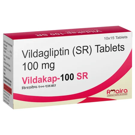 Vildakap-100 SR Tablet 15's
