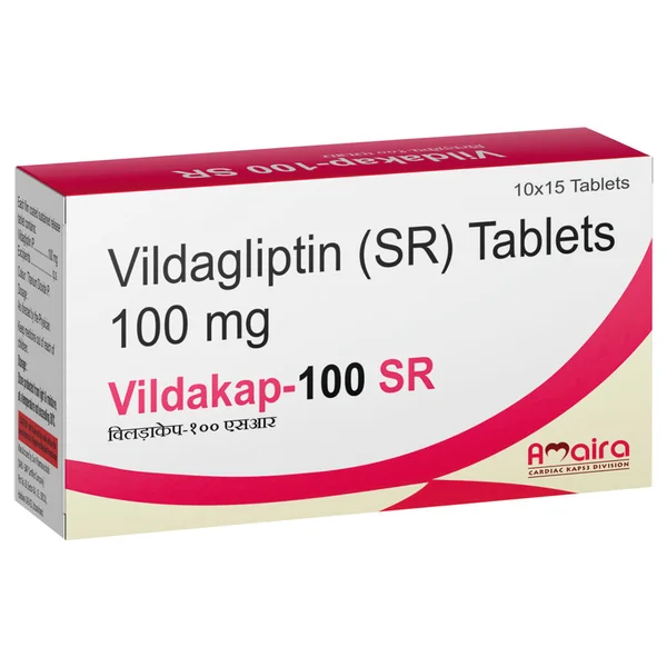 Vildakap-100 SR Tablet 15's