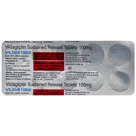 Vildus 100 SR Tablet 10's