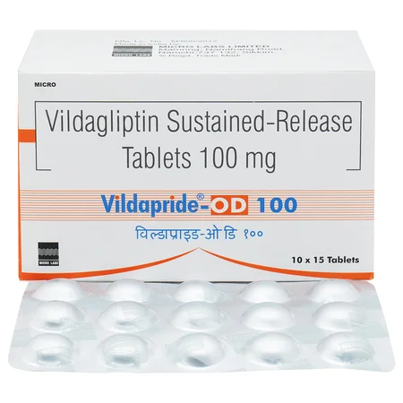 Vildapride-OD 100 Tablet 15's