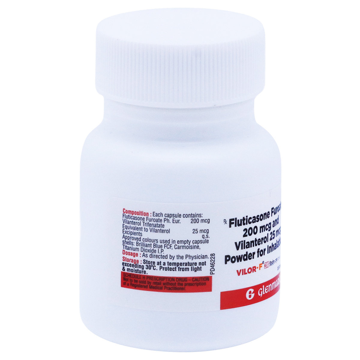 Vilor-F 200 Capsule Powder For Inhalation 30's, Pack of 1 CAPSULE Vilor-F 200 Capsule Powder For Inhalation 30's, Pack of 1 CAPSULE