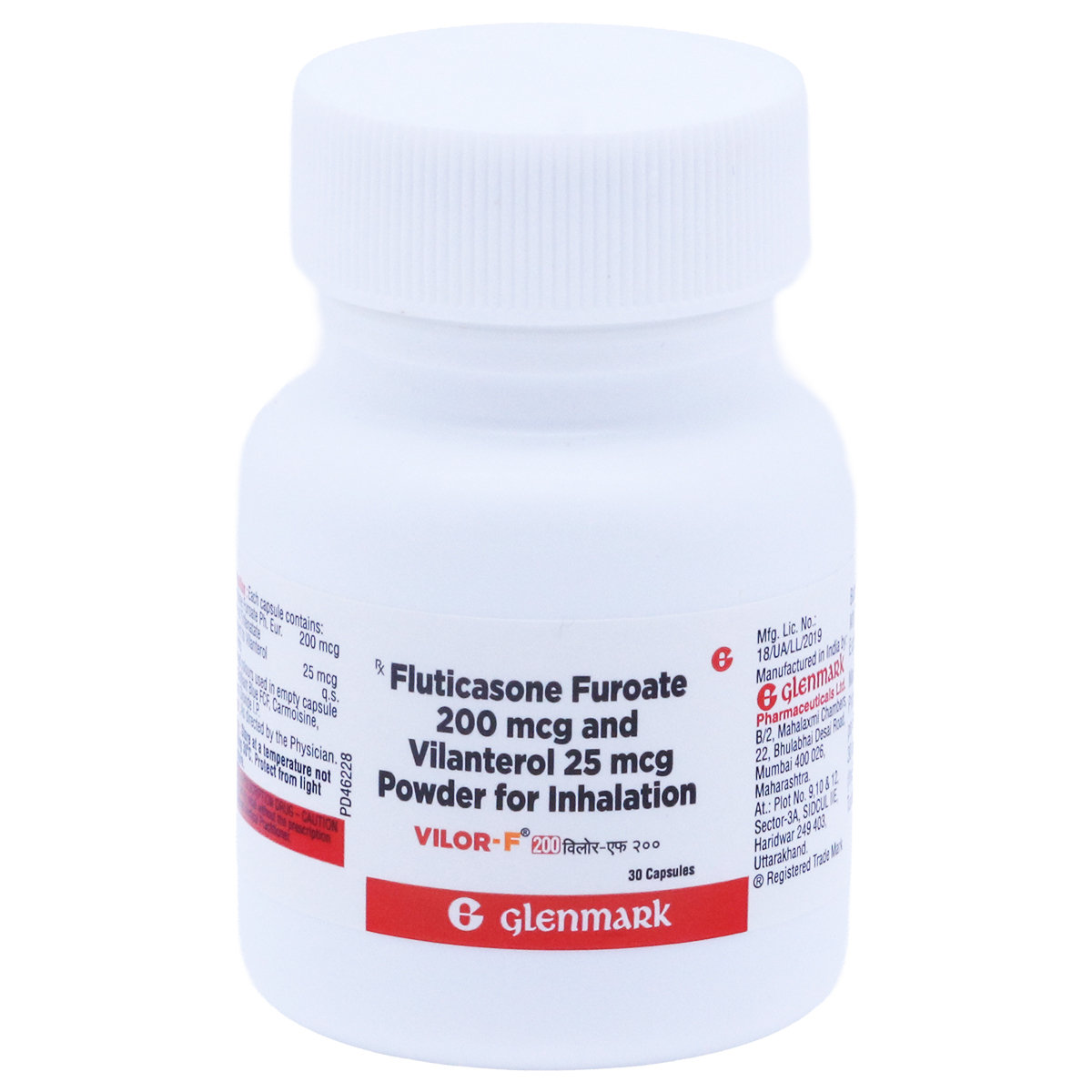 Vilor-F 200 Capsule Powder For Inhalation 30's, Pack of 1 CAPSULE Vilor-F 200 Capsule Powder For Inhalation 30's, Pack of 1 CAPSULE