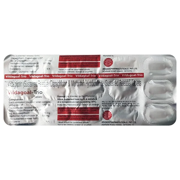 Vildagoal-Trio Tablet 15's