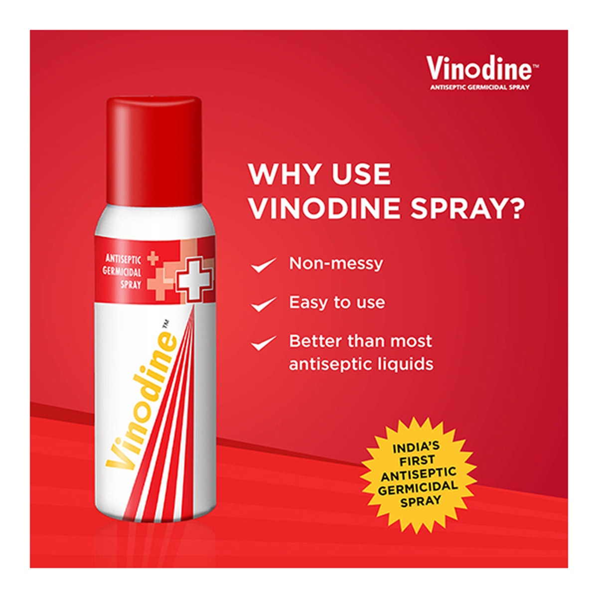 Vinodine Spray 75 gm, Pack of 1 SPRAY Vinodine Spray 75 gm, Pack of 1 SPRAY