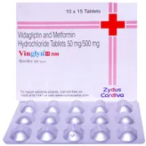 Vinglyn M 500 Tablet 15's, Pack of 15 TABLETS