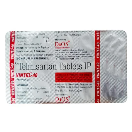 Vintel 40 Tablet 15's