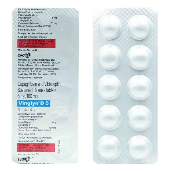 Vinglyn D 5 Tablet 10's