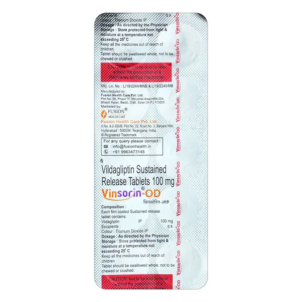 Vinsorin-Od 100 Tablet 10's