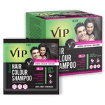 Vip Natural Black Hair Colour Shampoo, 40 ml