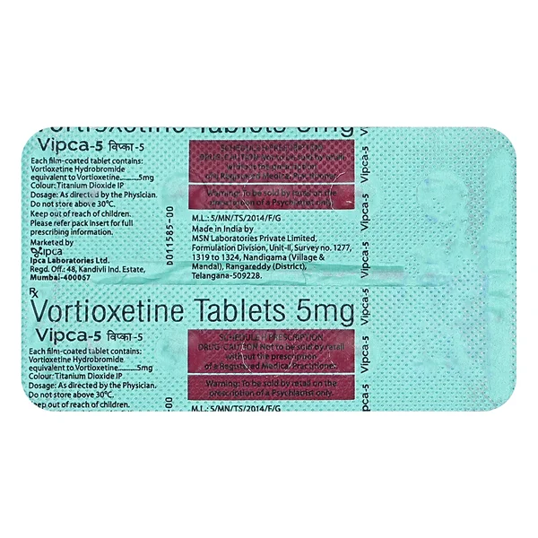 Vipca-5 Tablet 10's, Pack of 10 TABLETS