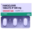 Virovir 500 Tablet 3's