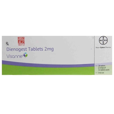 Visanne Tablet 28's, Pack of 28 TABLETS