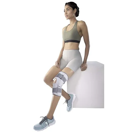 Vissco 0718 Hinged Elastic Support Open Patella XXL, 1 Count