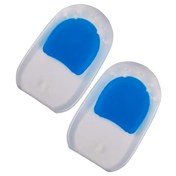 Vissco 0739 Silicone Heel Pad With Blue Dot,1 Count