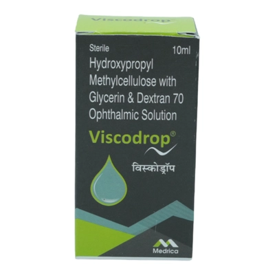 Viscodrop Opthalmic Solution 10 ml, Pack of 1 Eye Drops