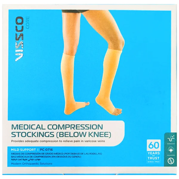 Vissco Core Medical Compression Stockings Below Knee M 0716