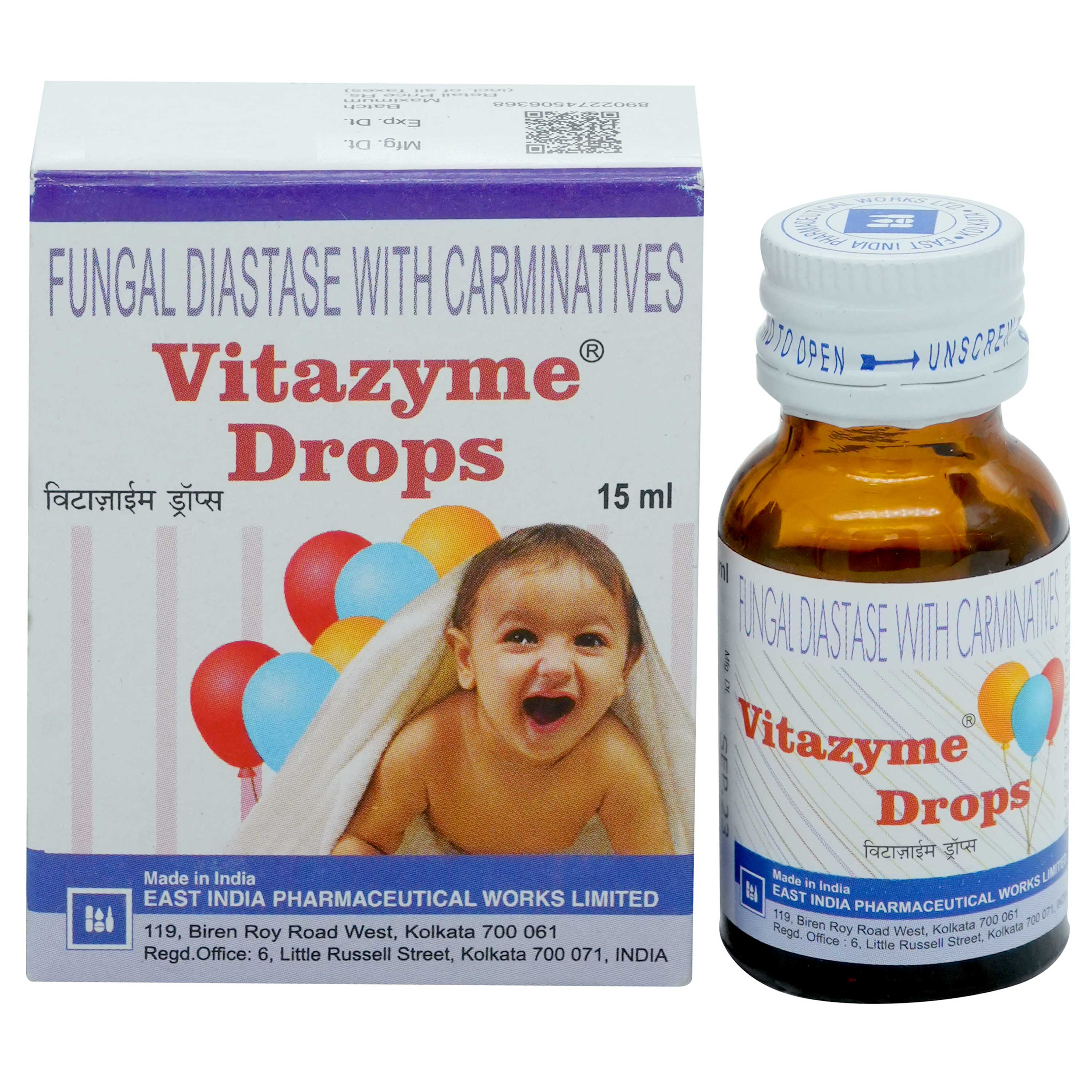 Vitazyme Drops 15 ml, Pack of 1 DROPS Vitazyme Drops 15 ml, Pack of 1 DROPS