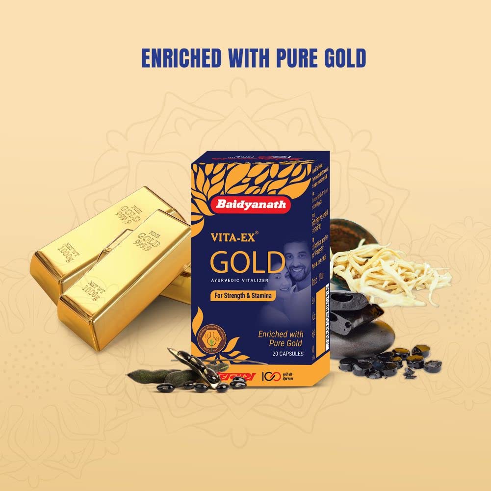Baidyanath Vita-Ex Gold, 20 Tablets, Pack of 1 Baidyanath Vita-Ex Gold, 20 Tablets, Pack of 1