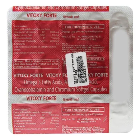 Vitoxy Forte Capsule 15's