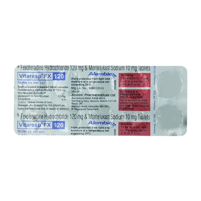 Vitaresp FX Tablet 10's, Pack of 10 TABLETS