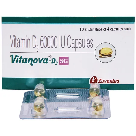 Vitanova-D3 SG Capsule 4's