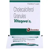 Vitanova-D3 Sachets 1 gm, Pack of 1 GRANULES