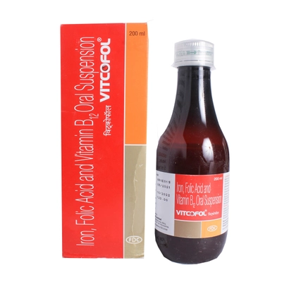 Vitcofol Suspension 200 ml, Pack of 1 LIQUID