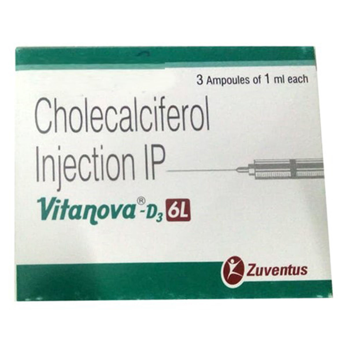 Vitanova-D3 6L Injection 1 ml | Uses, Side Effects, Price | Apollo