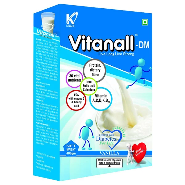 Vitanall-DM Vanilla Flavour Powder, 400 gm