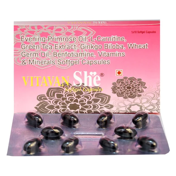 Vitavan She Softgel Capsule 10's