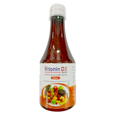 Vitonin D3 Syrup 200 ml, Pack of 1 SYRUP