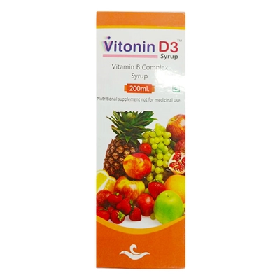 Vitonin D3 Syrup 200 ml, Pack of 1 SYRUP